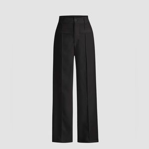 High Waisted Wide Leg Trousers